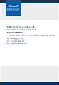 PA 1128 Issue 4 Betta Spring and Swab Hydrant Valves-Final